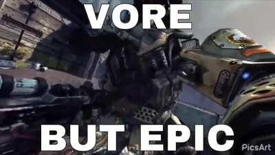 I want to get vored by the atlas class Titan equipped with the arc cannon + capacitor modification 🤤