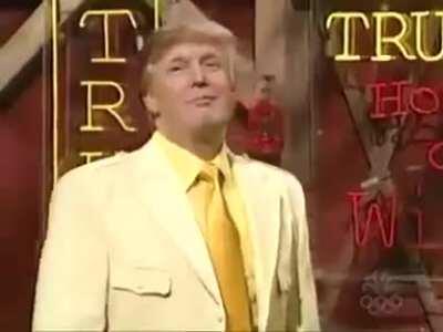 Trump when he thought he was cool