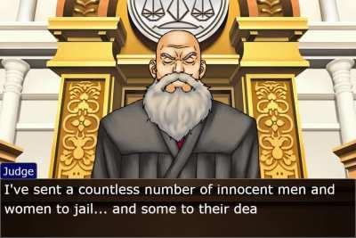 Ace Attorney but the Judge has an existential crisis