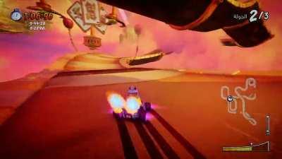 ~ Beating Williams.P by +8 seconds in Hot air skyway ~