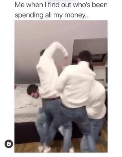 Im in debt but i only have myself to be mad at