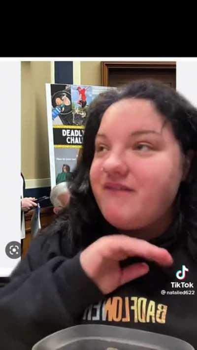 TikTok user @natalied622 calls out congressman Buddy Carter for misusing her photo as evidence during the TikTok congressional hearing
