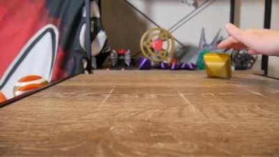 Non spherical roling objects