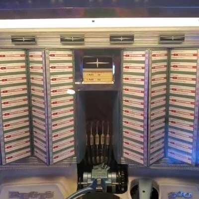 I finished fixing up my Rock-Ola jukebox recently, it's from 1961 and holds one hundred 45s