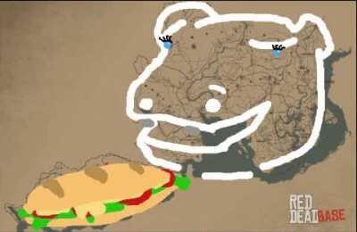 So I was looking at a map of where the Banded Gila Monsters can be found. Then this popped into my head