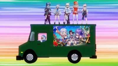 Me and my homies off to restore the grossly incandescent Sun by engaging in jolly cooperation