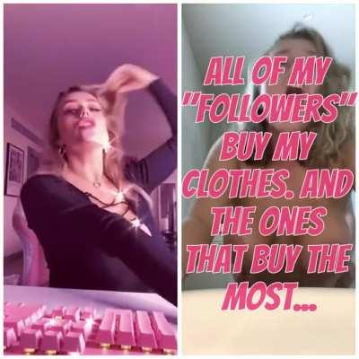 When one generous fan bought me an entire closet, my husband was barely out of the driveway for a weeklong work trip as my fan tore off the first outfit of many and bent me over