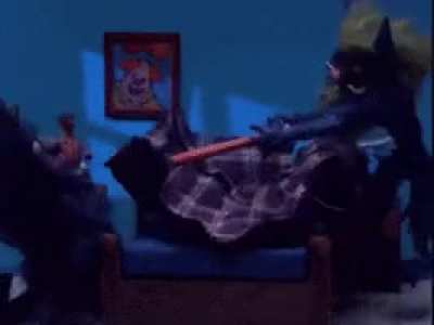 “REEEHGH, Ohh, oh, oh, wait, wait, wait, wait, he’s under a blanket. Ahh, he’s safe…”