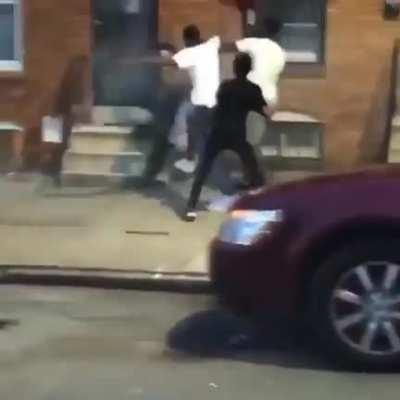 These guys shooting fireworks in Baltimore