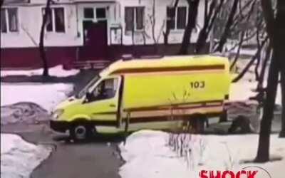 Almost killed by the ambulance