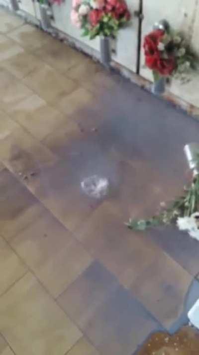 Graban actividad paranormal en un panteón