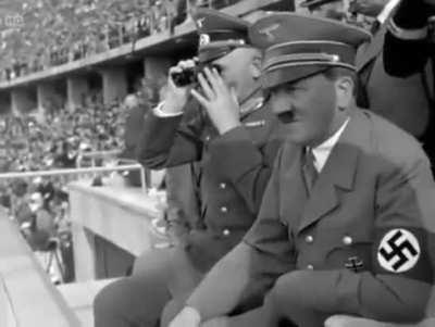 Hitler being high on meth in the 1936 Olympics