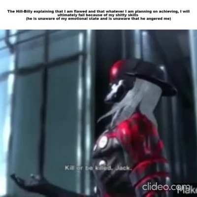 (he is unaware i killed an innocent man and am traumatized)