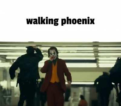 he walkin