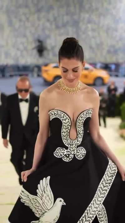Anne at The Met Gala Celebrating 