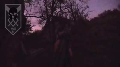 Clearing operation in Novoselivka, Donetsk region from the first person view of Ukrainian soldiers and camera installed on BTR-4E 