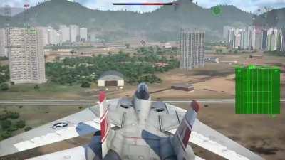 The F-14 can, just barely, do the new tunnel run. You just have to believe.