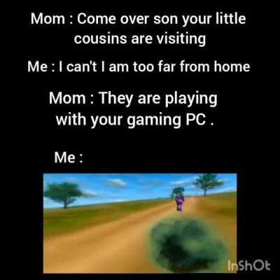 Keep your fookin' hands away from my PC .