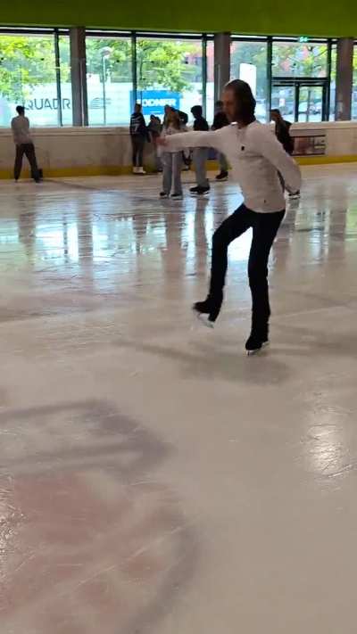 first time skating this season :D