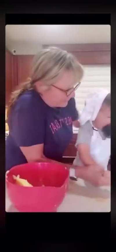 Young baker in the making