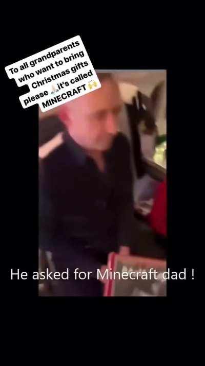 Gramps wilding this this. 