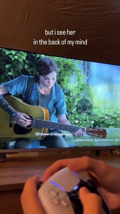 The fact the game is showing the correct finger position for the chords is actually pretty sick
