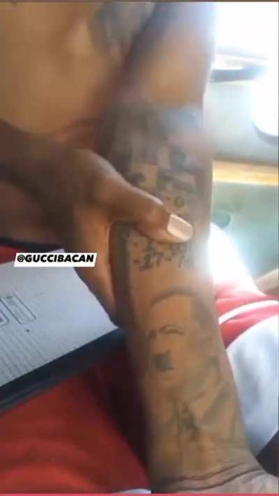 This man got a Hitler tattoo