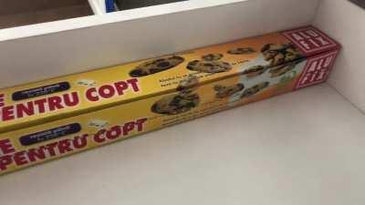 Found this while cleaning the kitchen