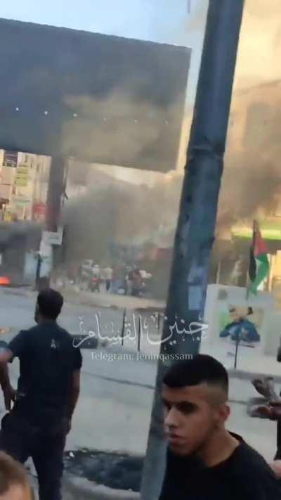 More scenes from the Occupation Forces attack on Jenin, specifically unarmed crowds and medical personnel. NSFW