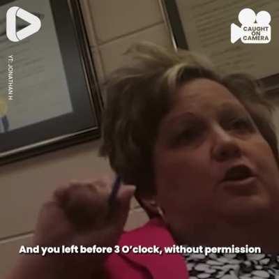 Janitor Secretly Films Himself Being Interrogated by School Principal