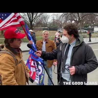 Weird Demonstrators acting like Patriots
