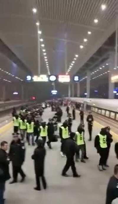 Remember the first video showing blindfolded Uyghurs being herded onto trains like cattle? Another video just leaked. The genocide of Uyghurs is only accelerating while our spineless politicians twiddle their thumbs and do dick.