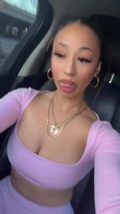 Jaden Newman 😙🩷 | via IG story (01-19-25)