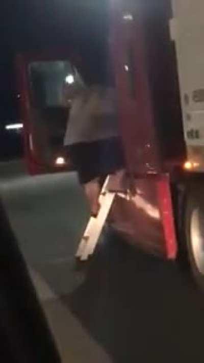 Things you see at a truck stop ..