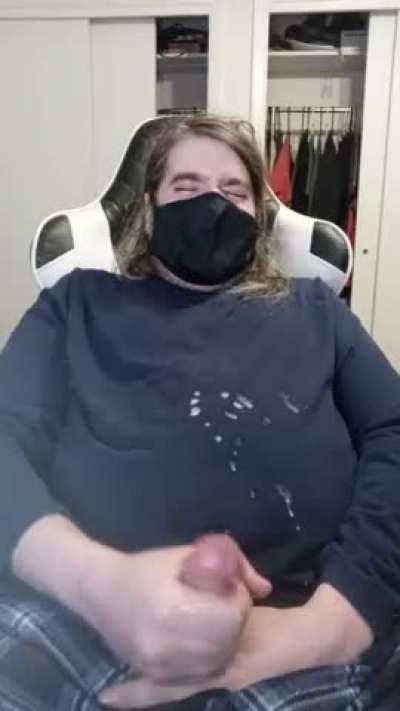 My cock erupted everywhere!