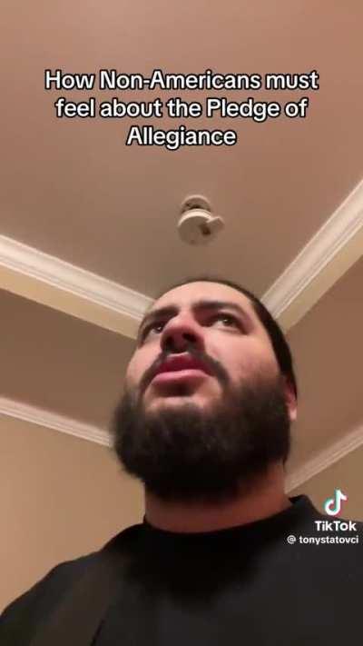 How indoctrination be like in the states. Pledge allegiance to the flag of money & sociopaths ( @tonystatovci )