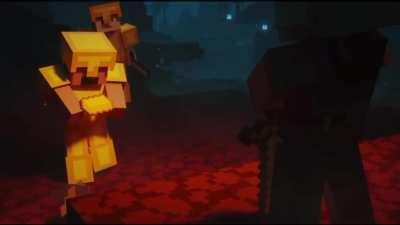 Doom Eternal intro over the Minecraft Nether Update Trailer