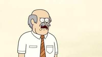 Nothing unusual, just an entire Regular Show episode