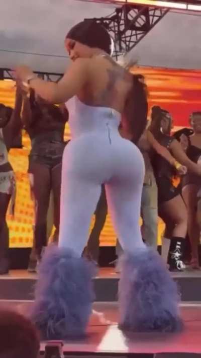Cardi on stage