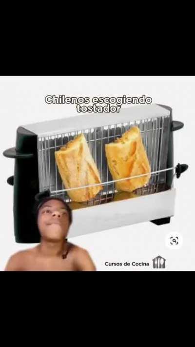 Chilenos escogiendo tostador