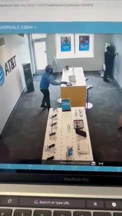 Leaving the employee iPad on the table