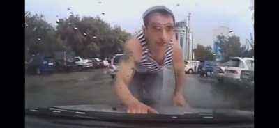 Drunk man wants a free ride