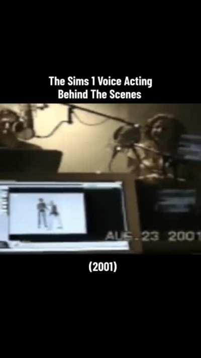 Original The Sims Voice Acting from 2001