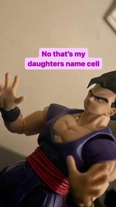 Cell when he meets gohan again