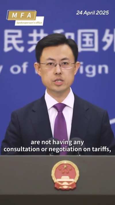 China says it hasn’t held any trade negotiations with the U.S., directly contradicting Trump’s recent statements.