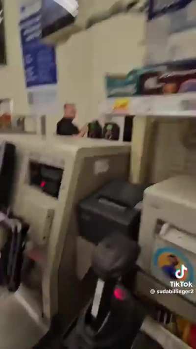 MAGA Male Karen yells at woman for Palestinian flag