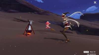 close up of eremite dancing courtesy of sorush. also look at those sand-feet physics