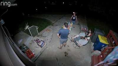 A couple years ago, my friends thought it would be cool to stack the fireworks on top of each other. Be safe out there this year!