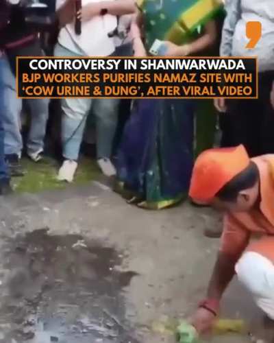 BJP workers led by BJP MP Medha Kulkarni 