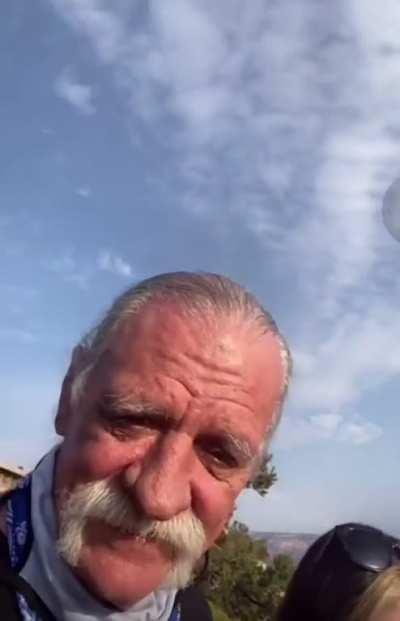 At the Grand Canyon with the grandkids.